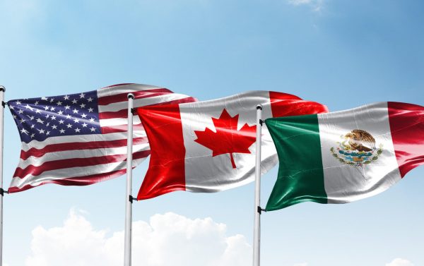 drapeau usa canada et mexique